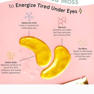 grace & stella Gold Eye Patch  New